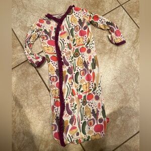 Magnetic Me baby Purple and Green Baby Sleep Sack fruit & veggies nb - 3 month